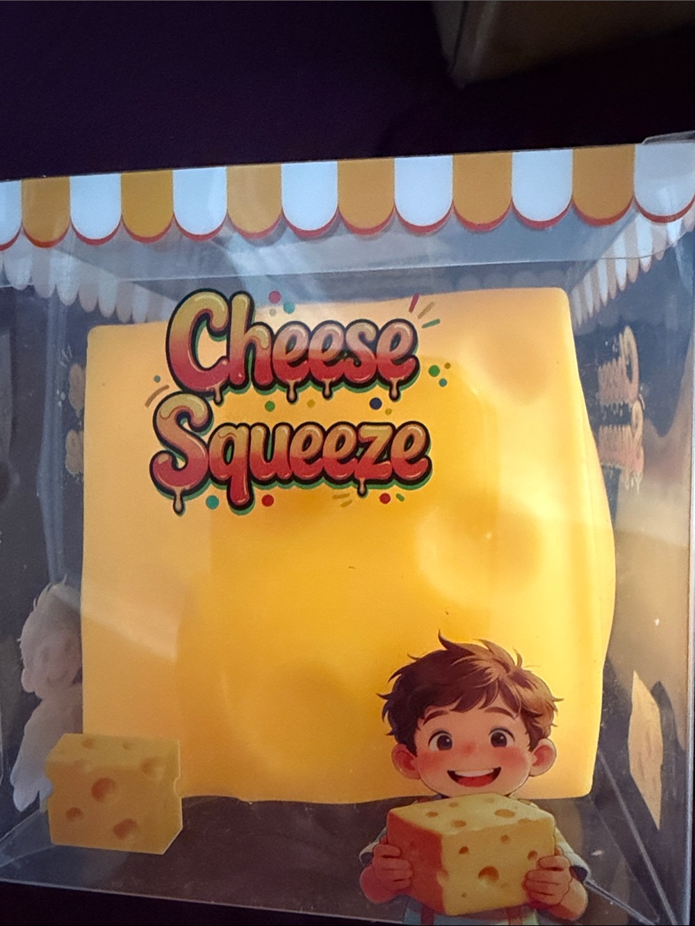 Cheese Squeeze Party Prop - Yellow